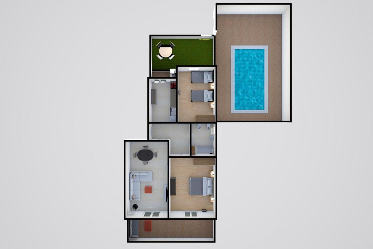 Marta Apartment - Balcony, Patio, Pool Ferrel  Ngoại thất bức ảnh